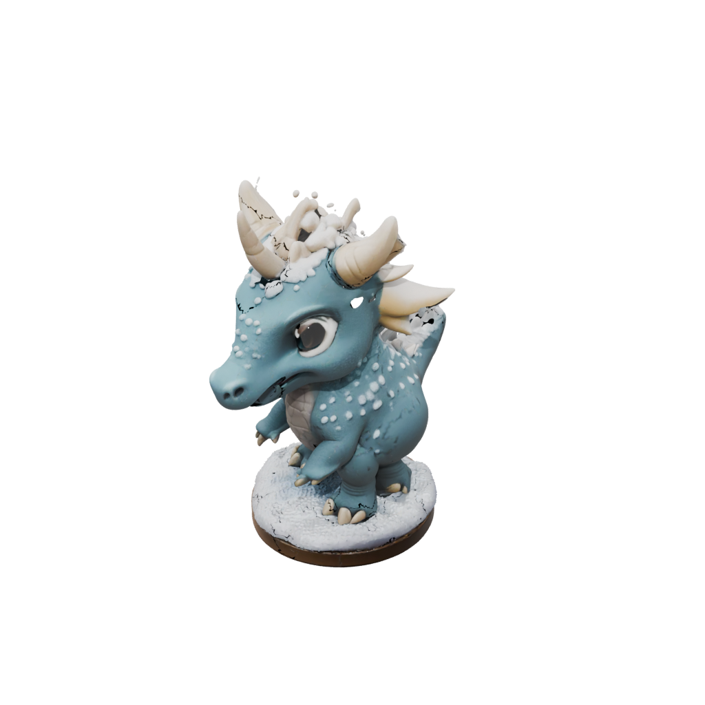 Holiday Chibi Triceratops