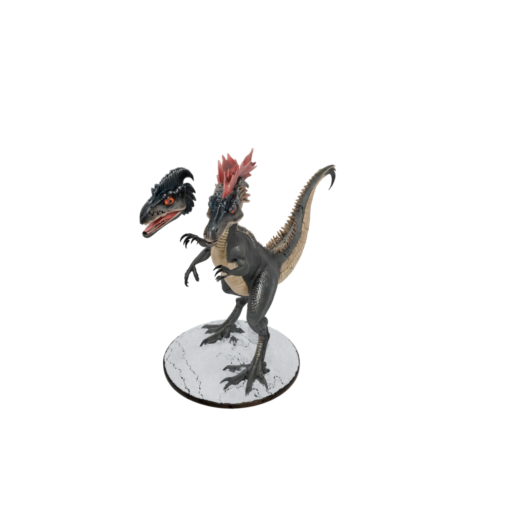 Holiday Feathered Dilophosaurus