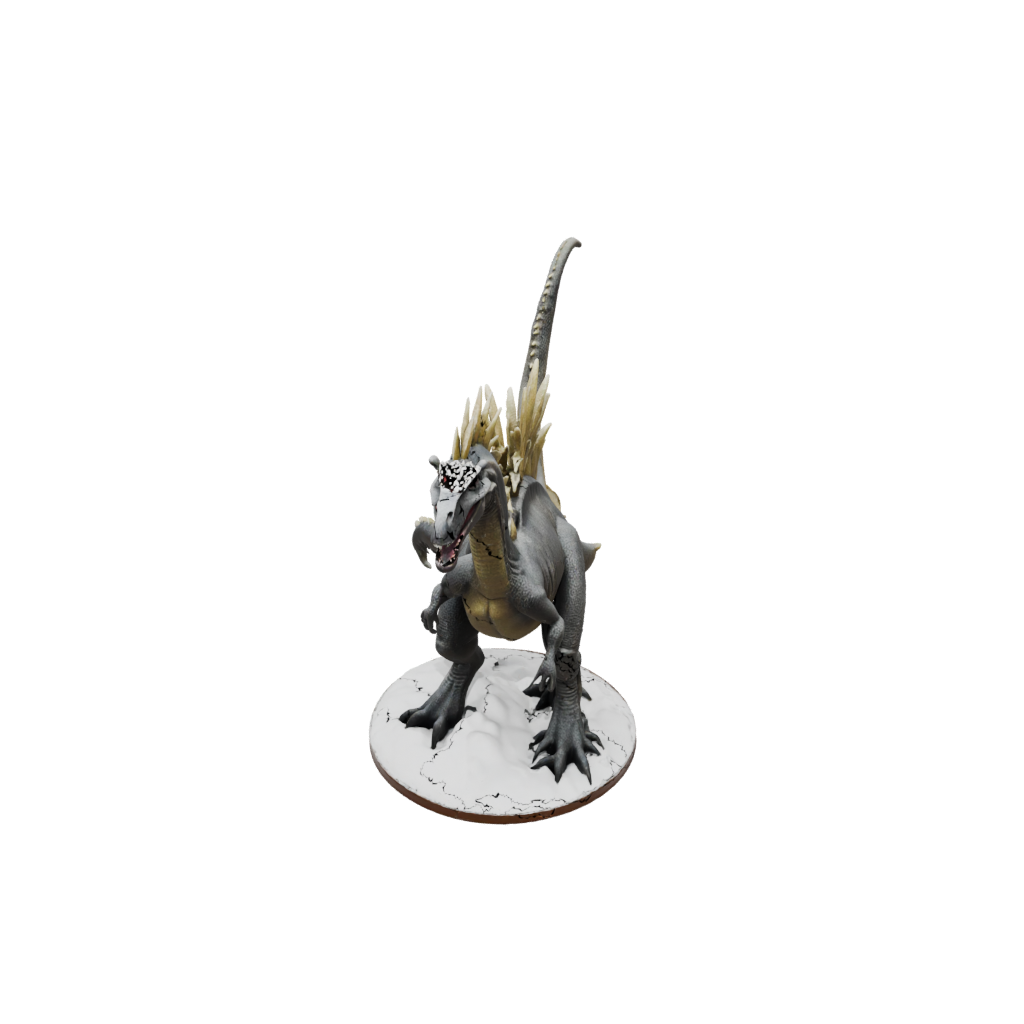 Holiday Feathered Kentrosaurus — dinosaurs 3D print model, STL