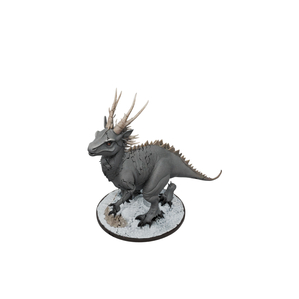 Holiday Feathered Styracosaurus — dinosaurs 3D print model, STL