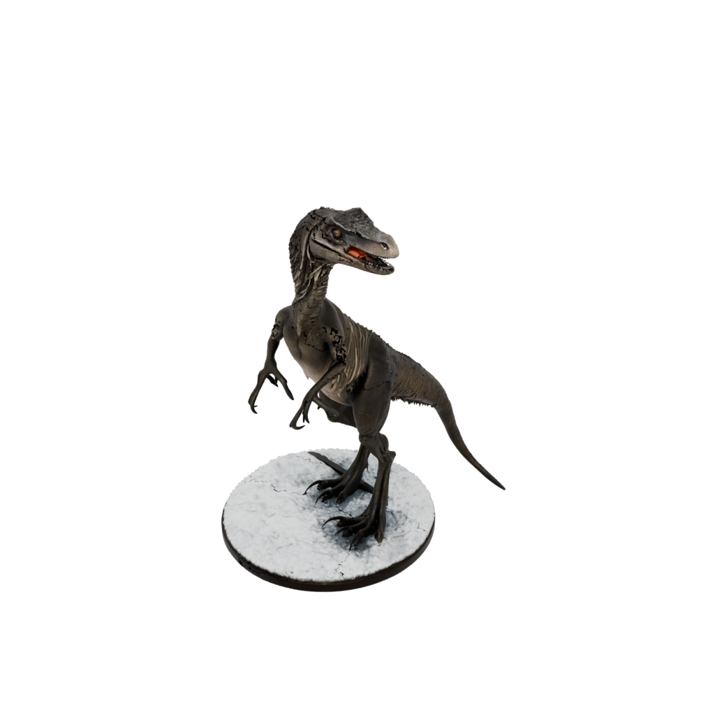 Holiday Feathered Velociraptor