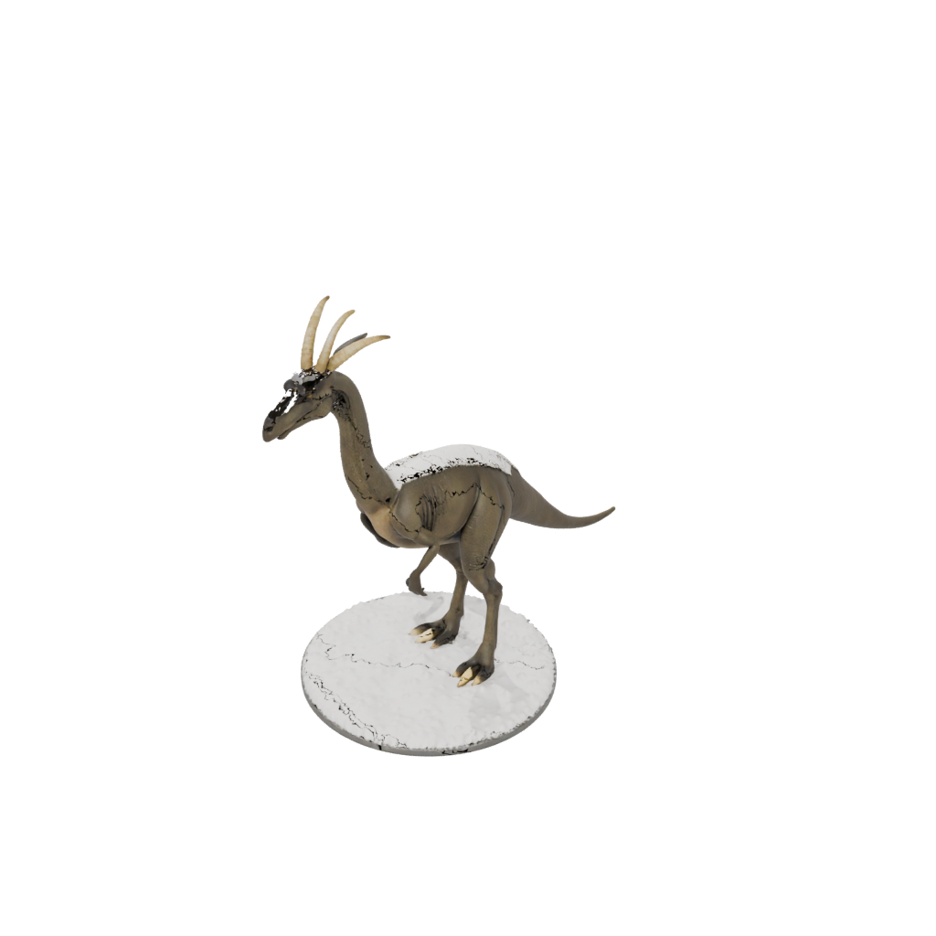 Holiday Flexi Parasaurolophus — dinosaurs 3D print model, STL