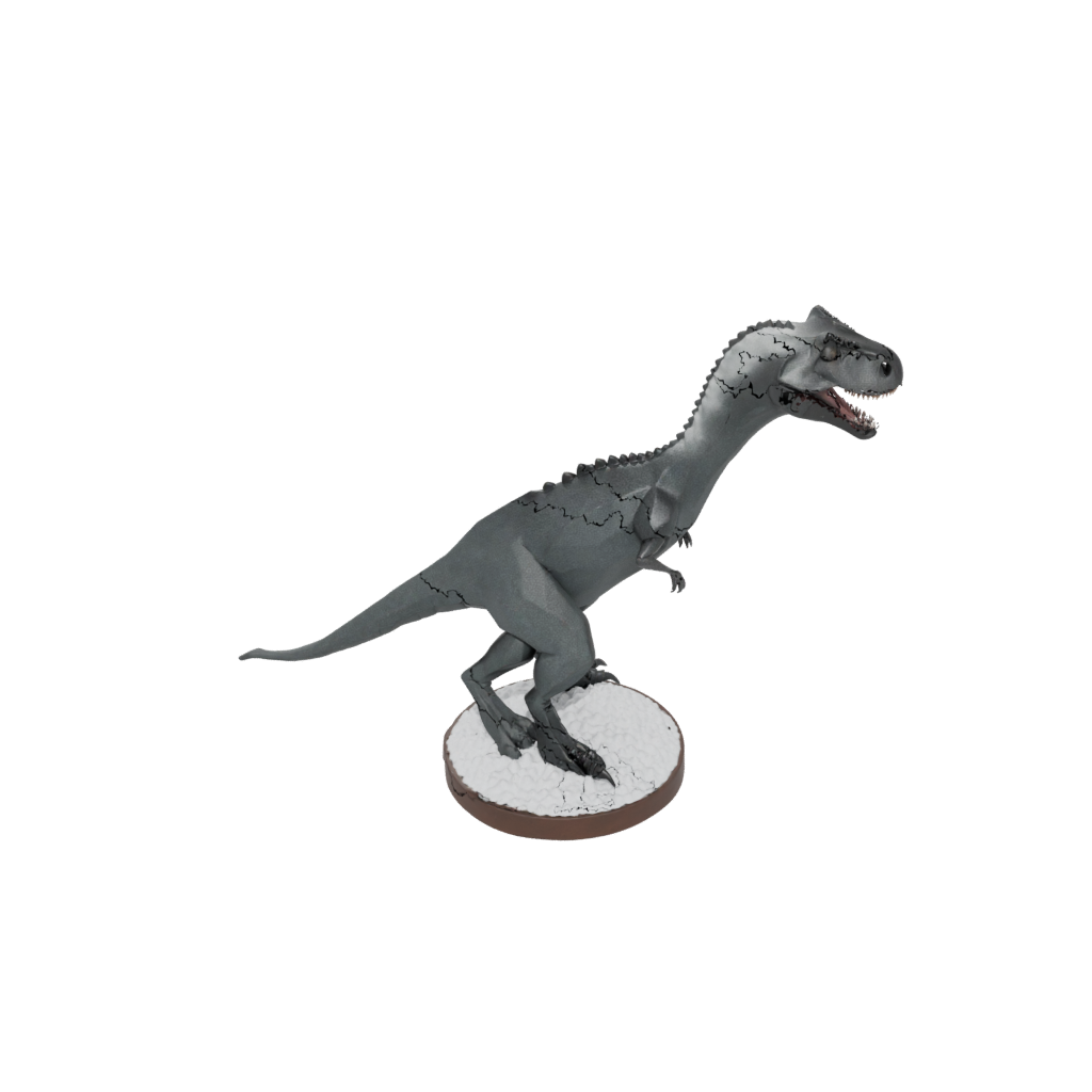 Holiday Low-Poly Allosaurus