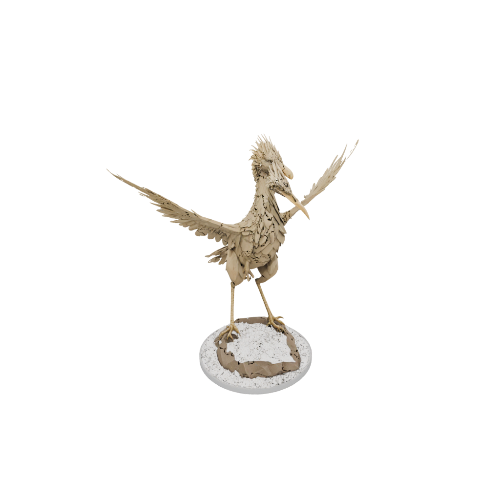 Holiday Low-Poly Archaeopteryx