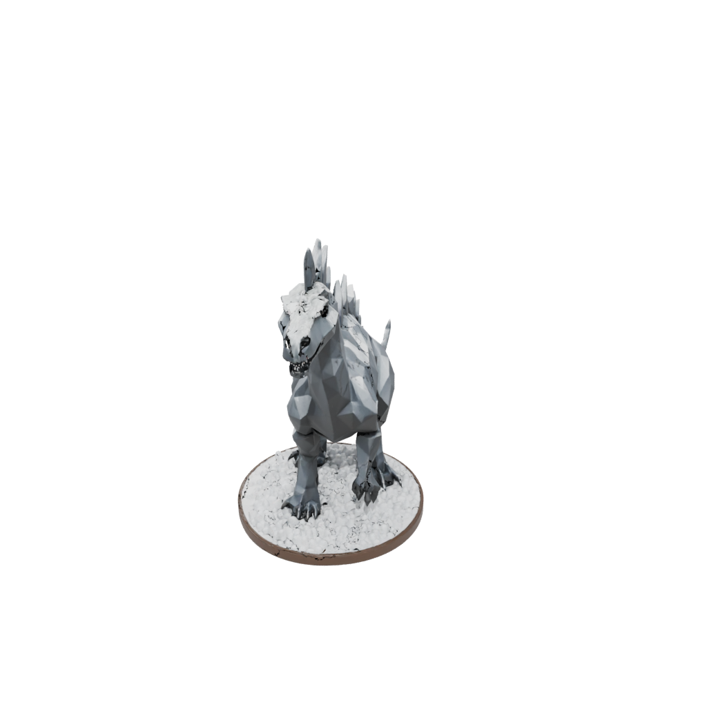 Holiday Low-Poly Kentrosaurus — dinosaurs 3D print model, STL