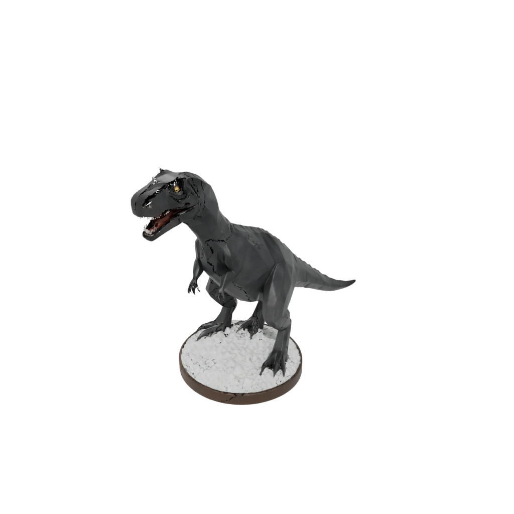 Holiday Low-Poly Megalosaurus