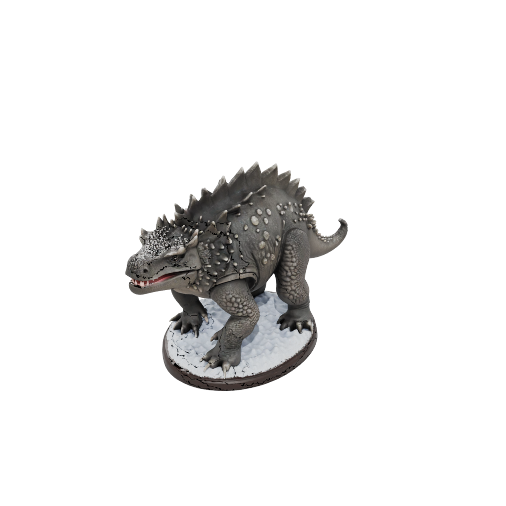 Holiday Ankylosaurus — dinosaurs 3D print model, STL