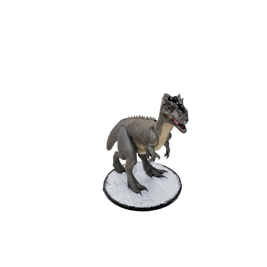 Holiday Carnotaurus — dinosaurs 3D print model, STL