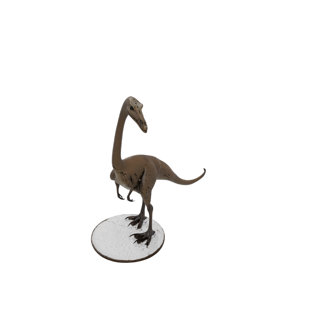 Holiday Gallimimus — dinosaurs 3D print model, STL