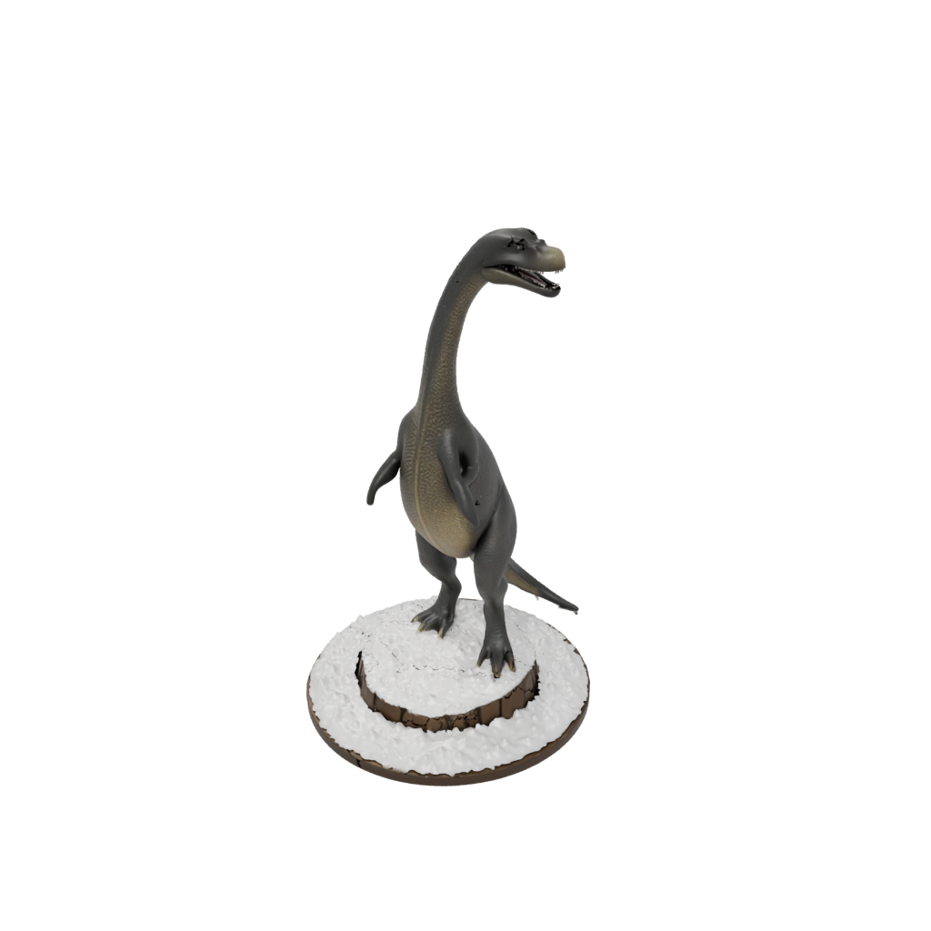 Holiday Plesiosaur — dinosaurs 3D print model, STL