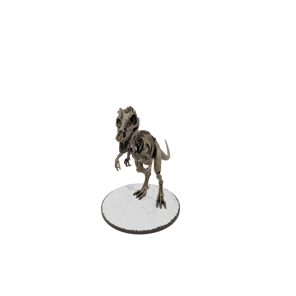 Holiday Skeleton Baryonyx — dinosaurs 3D print model, STL