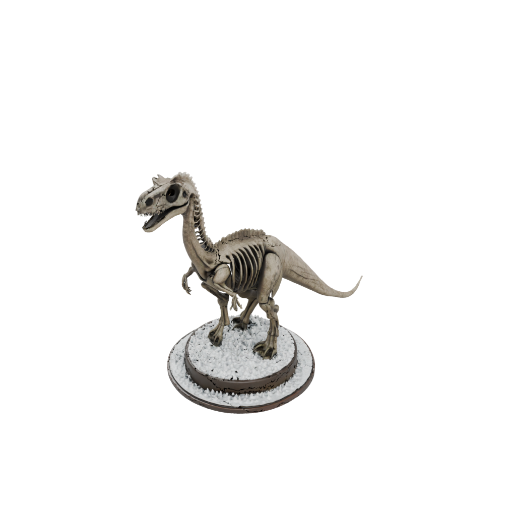 Holiday Skeleton Iguanodon — dinosaurs 3D print model, STL