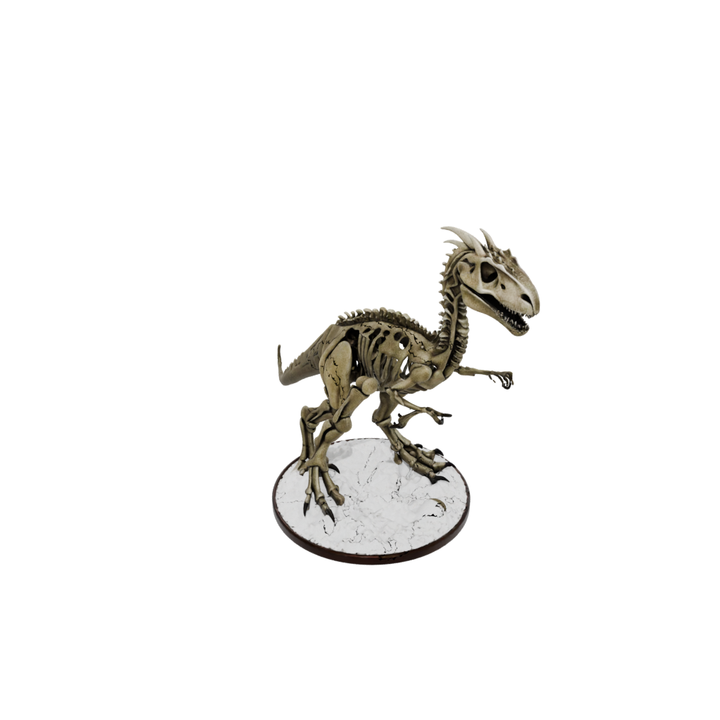 Holiday Skeleton Pachycephalosaurus — dinosaurs 3D print model, STL