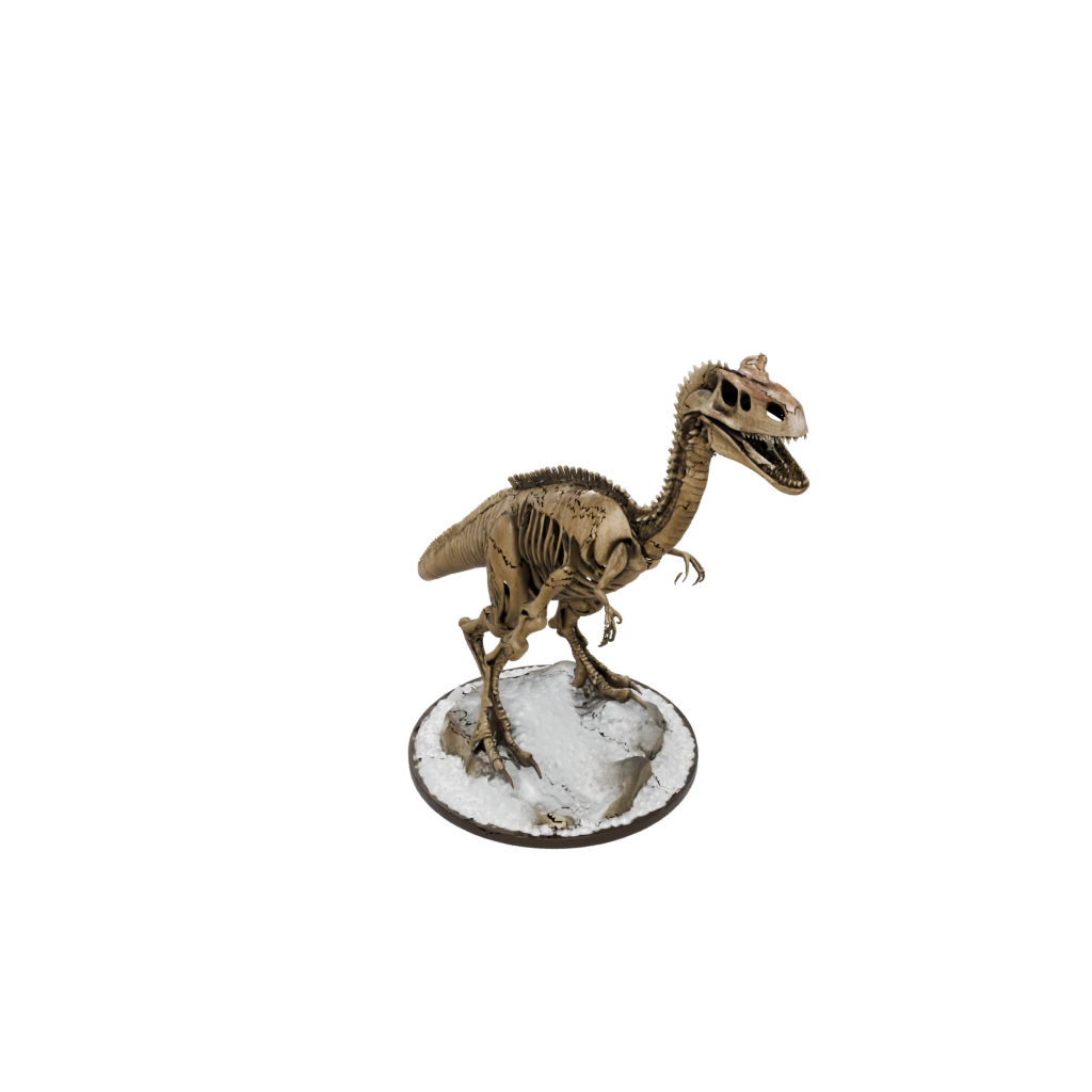 Holiday Skeleton Spinosaurus — dinosaurs 3D print model, STL