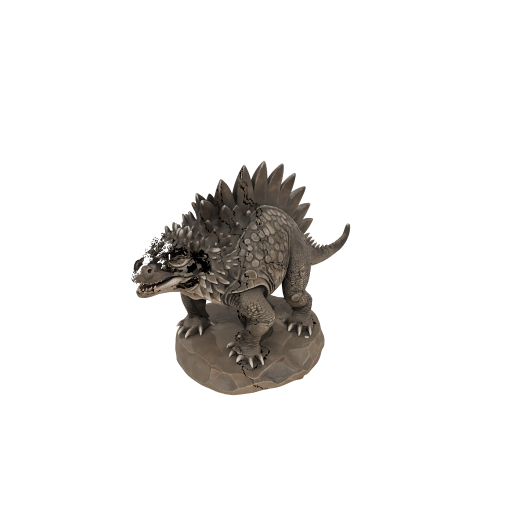 Jumbo Feathered Ankylosaurus — dinosaurs 3D print model, STL