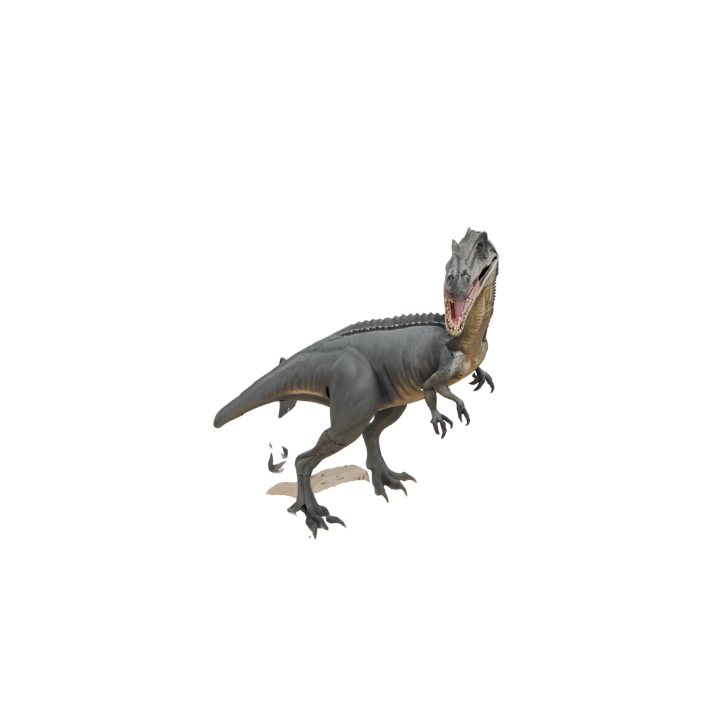 Jumbo Feathered Baryonyx — dinosaurs 3D print model, STL