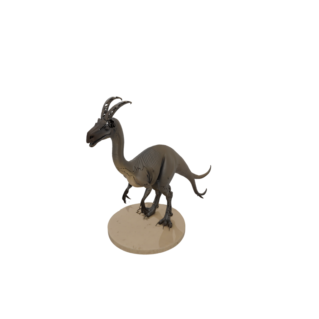 Jumbo Feathered Parasaurolophus