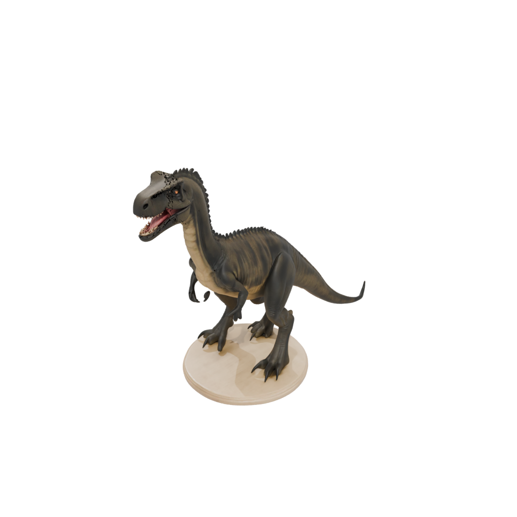 Jumbo Flexi Iguanodon — dinosaurs 3D print model, STL