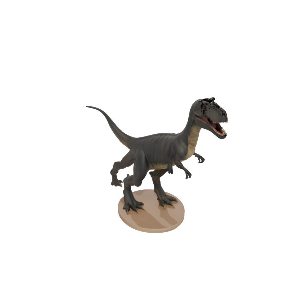Jumbo Flexi Megalosaurus — dinosaurs 3D print model, STL