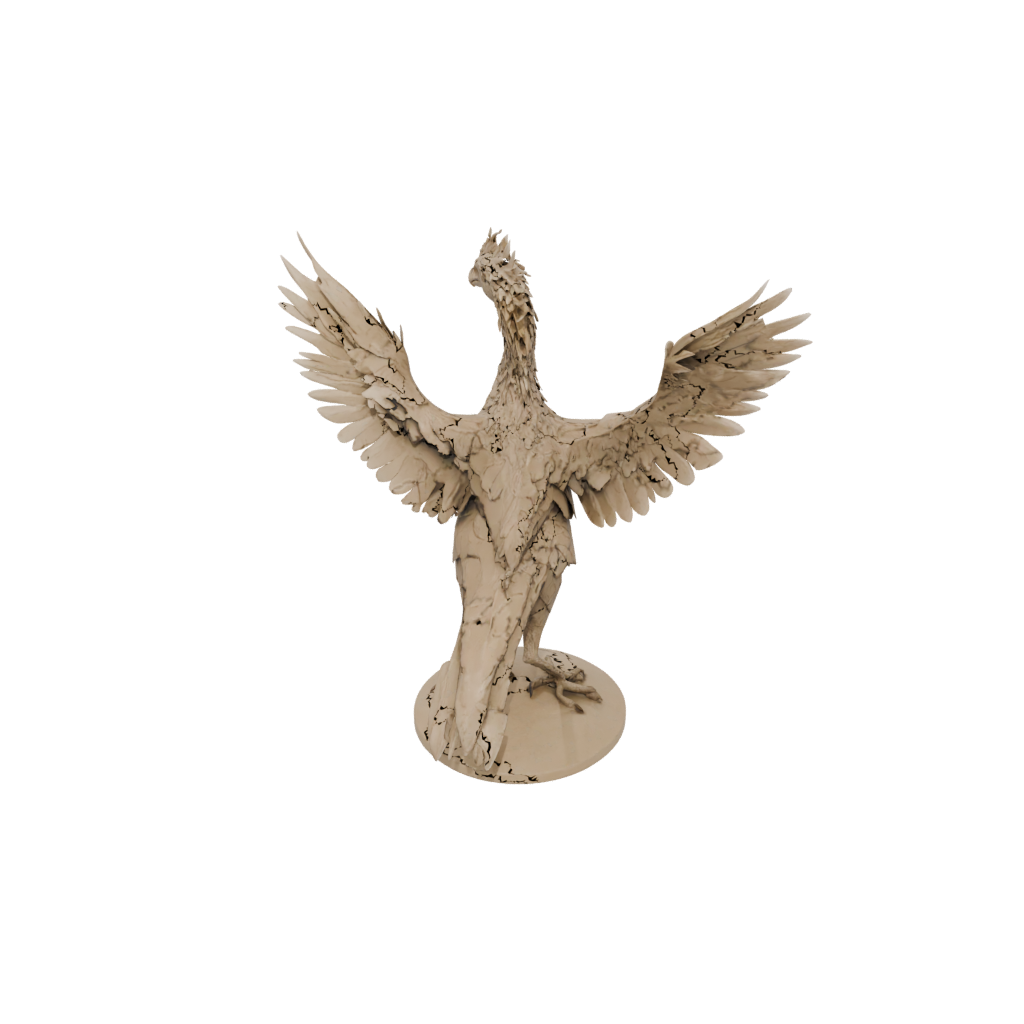 Jumbo Low-Poly Archaeopteryx — dinosaurs 3D print model, STL