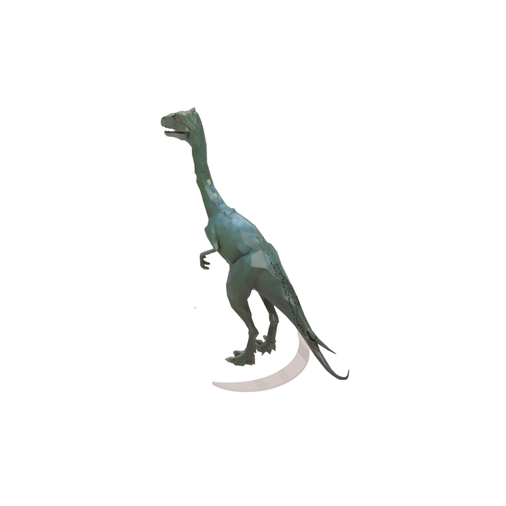 Jumbo Low-Poly Compsognathus