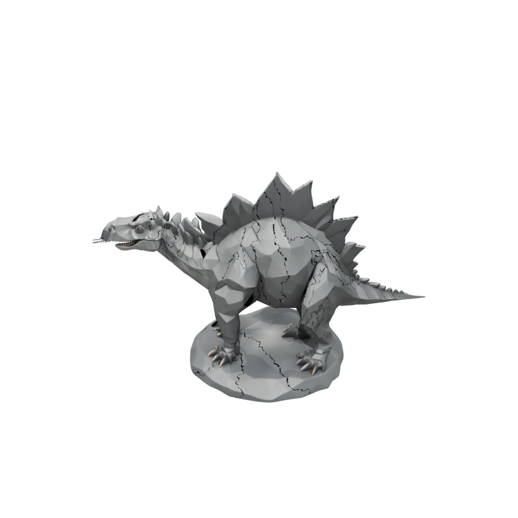 Jumbo Low-Poly Stegosaurus