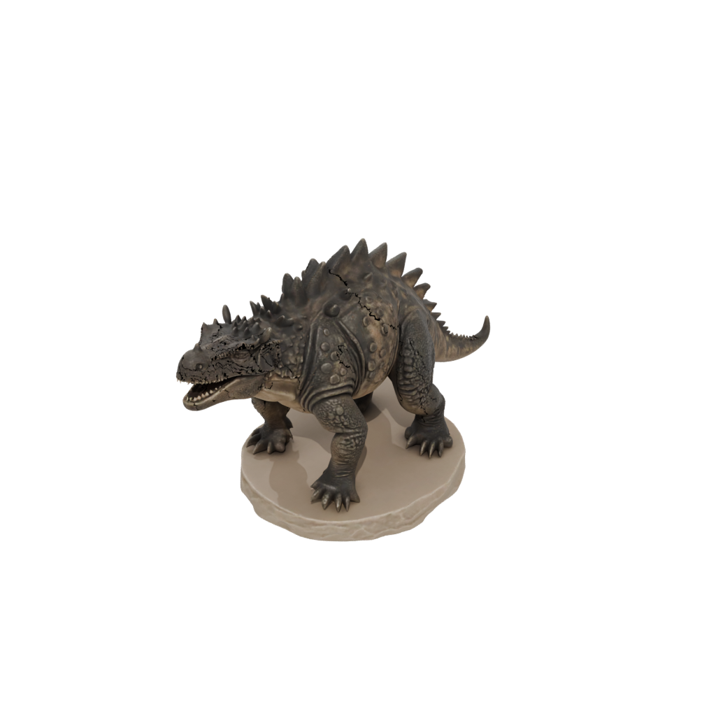 Jumbo Ankylosaurus — dinosaurs 3D print model, STL