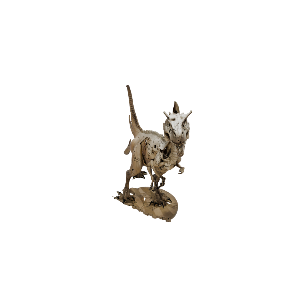 Jumbo Skeleton Carnotaurus — dinosaurs 3D print model, STL
