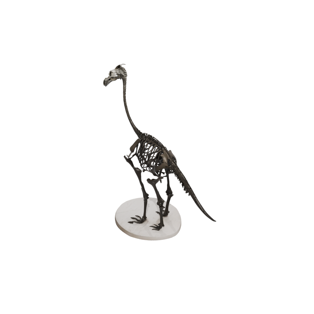 Jumbo Skeleton Gallimimus — dinosaurs 3D print model, STL