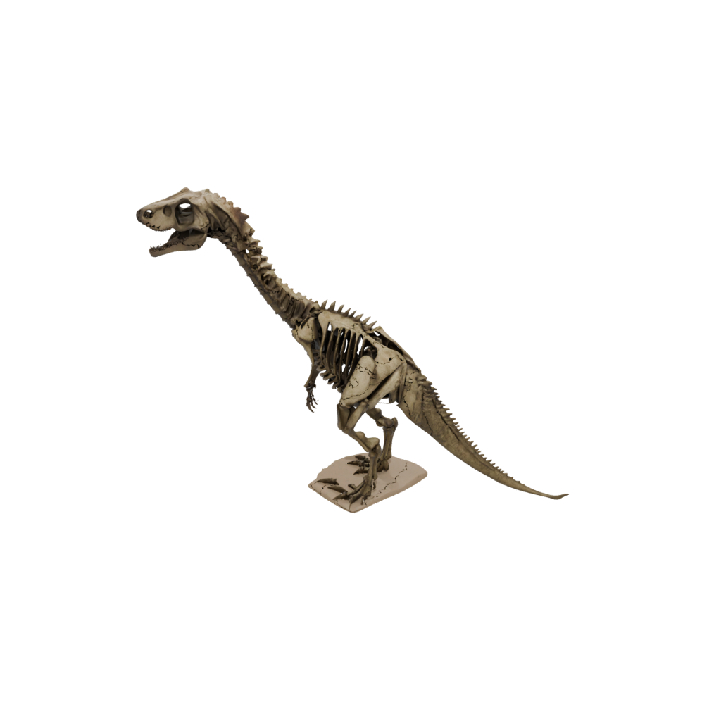 Jumbo Skeleton Mosasaurus — dinosaurs 3D print model, STL