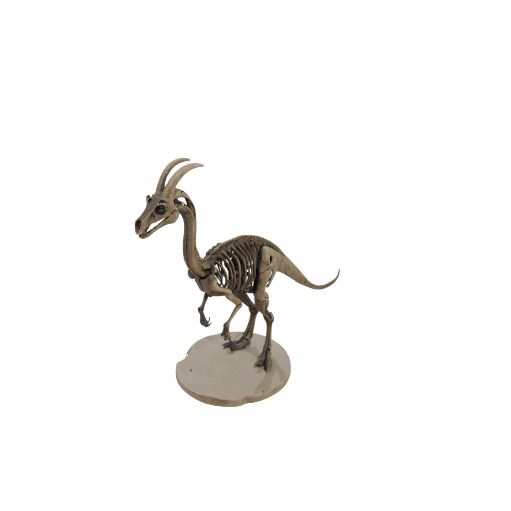 Jumbo Skeleton Parasaurolophus — dinosaurs 3D print model, STL