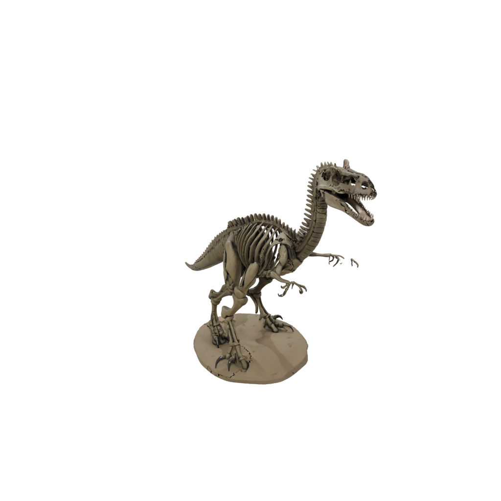 Jumbo Skeleton Spinosaurus — dinosaurs 3D print model, STL