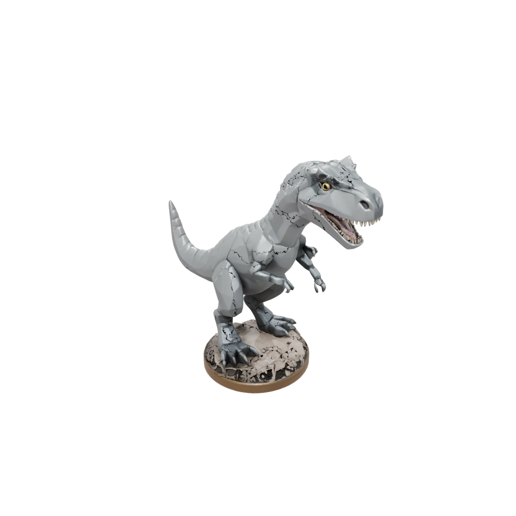 Low-Poly Chibi Allosaurus