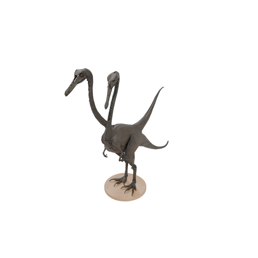 Low-Poly Flexi Gallimimus
