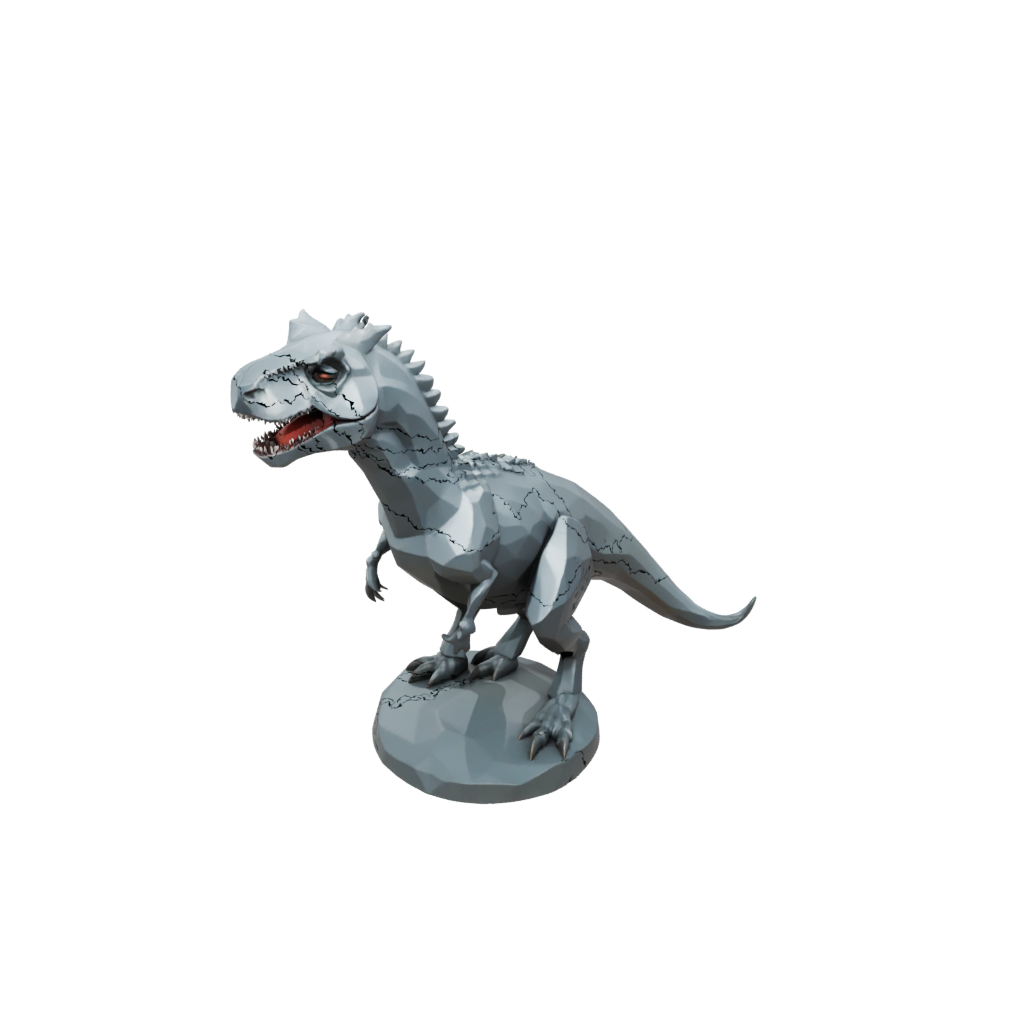 Low-Poly Low-Poly Carnotaurus