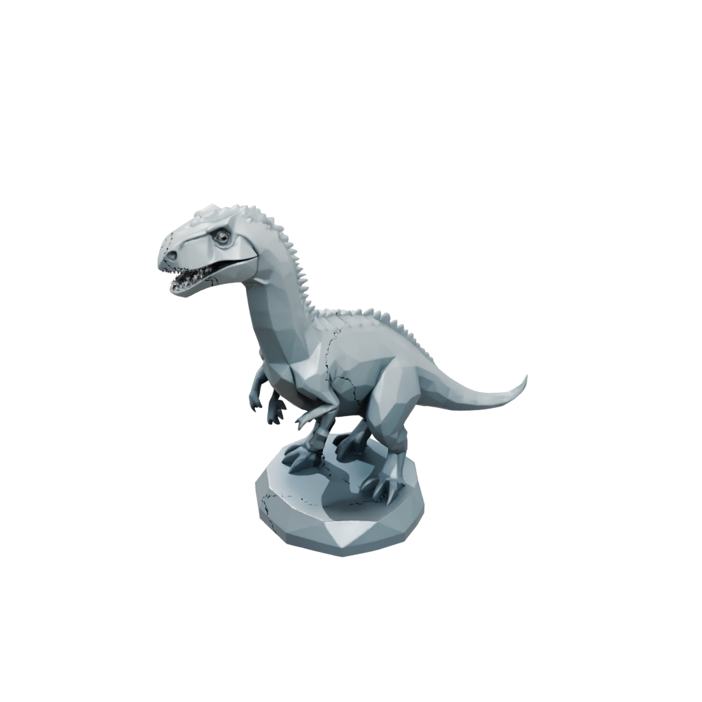 Low-Poly Low-Poly Iguanodon — dinosaurs 3D print model, STL