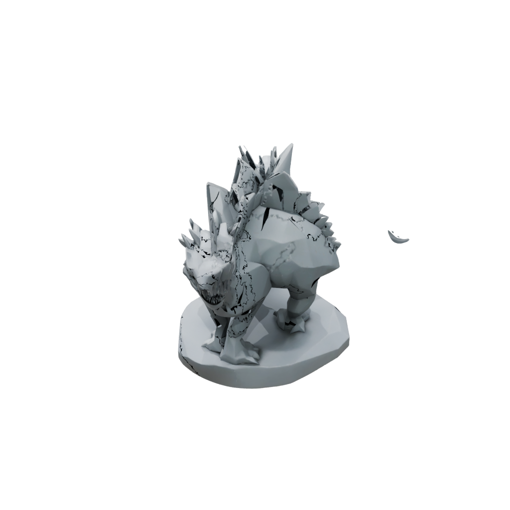 Low-Poly Low-Poly Stegosaurus
