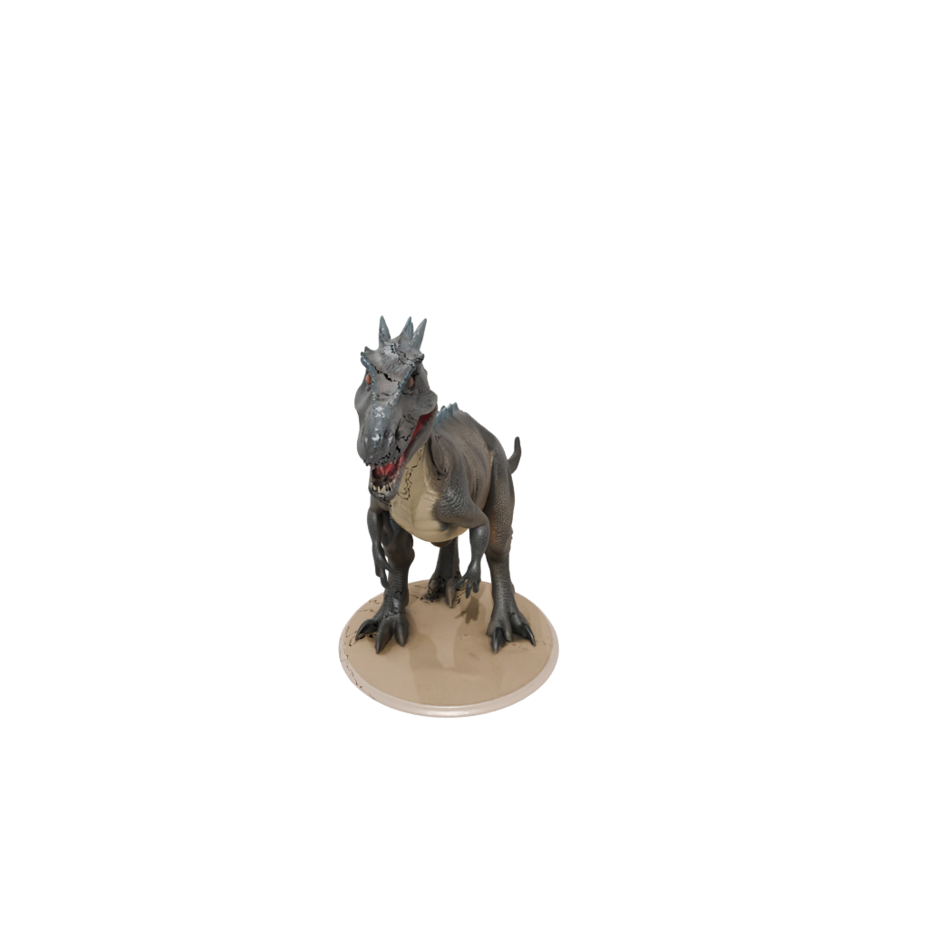 Low-Poly Carnotaurus — dinosaurs 3D print model, STL