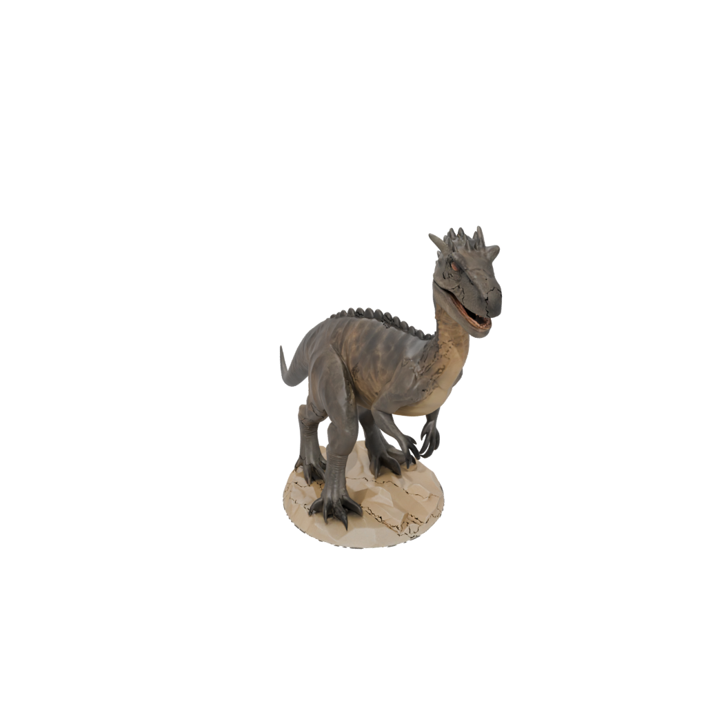 Low-Poly Pachycephalosaurus — dinosaurs 3D print model, STL