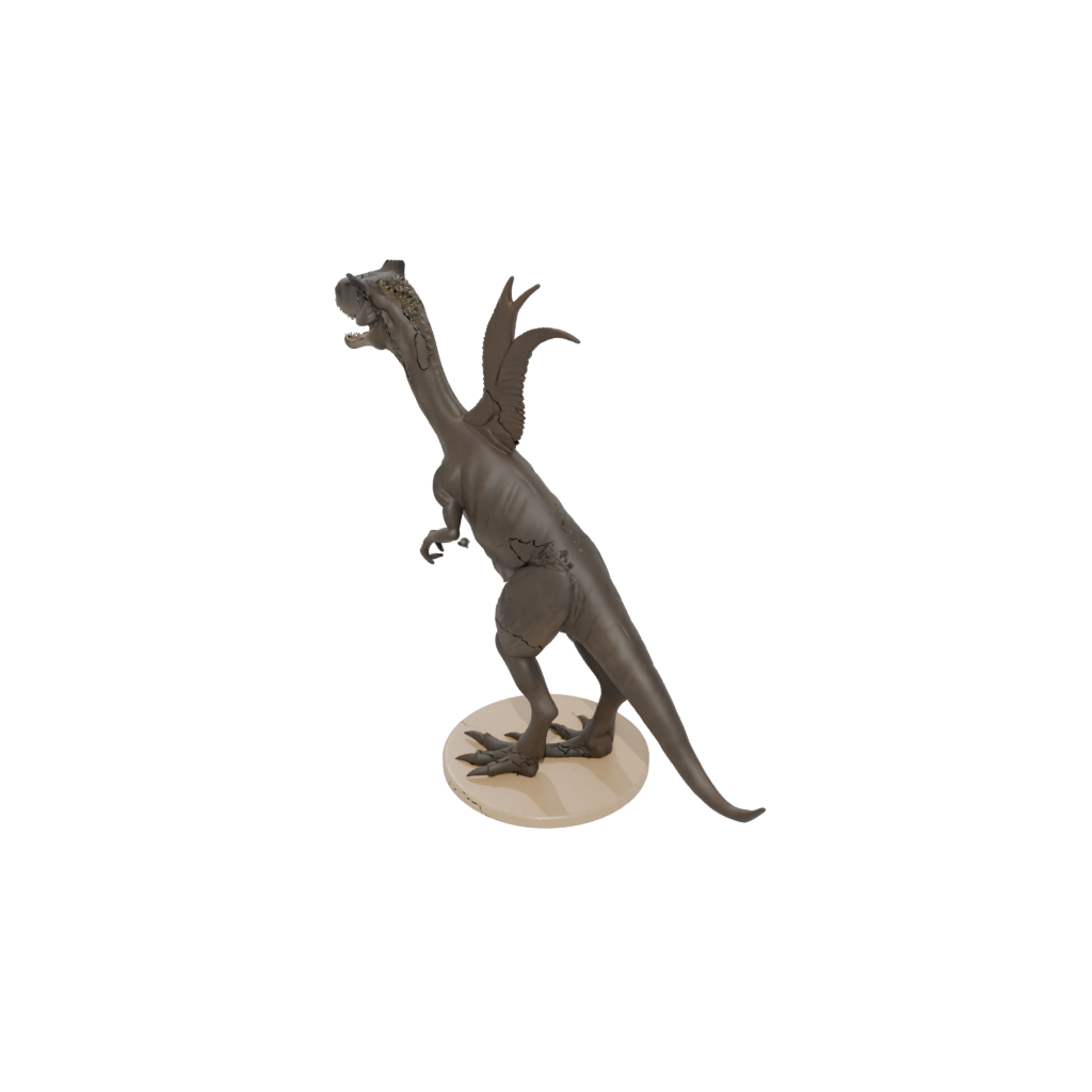 Low-Poly Velociraptor — dinosaurs 3D print model, STL