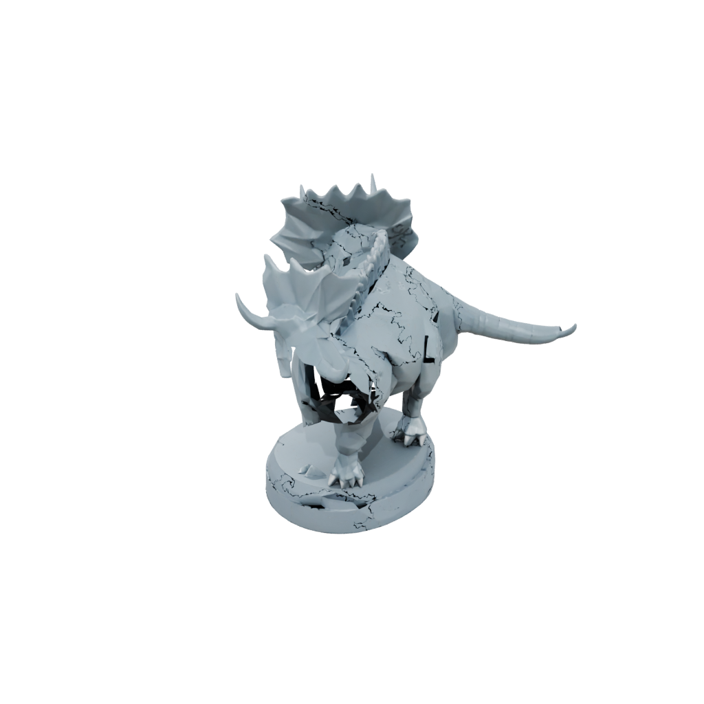 Low-Poly Triceratops