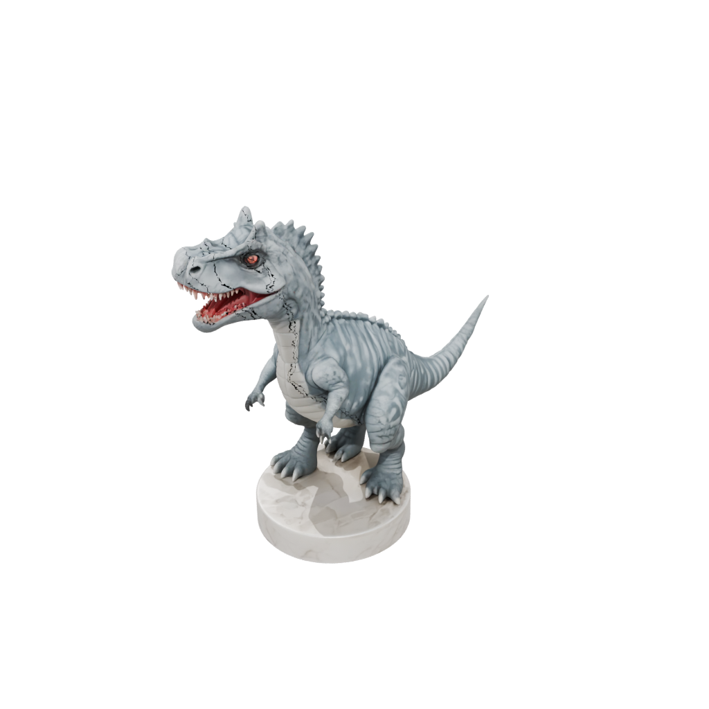 Marble Chibi Carnotaurus