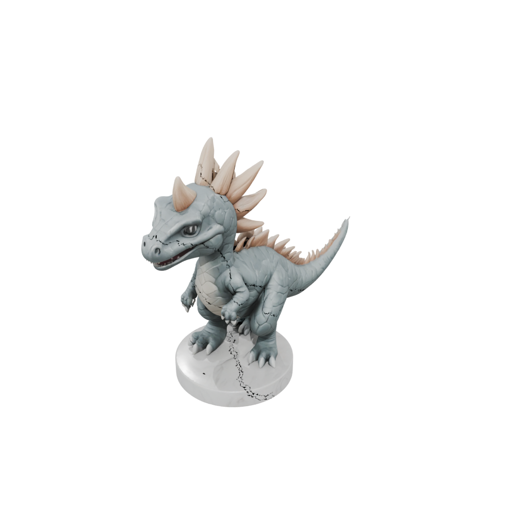 Marble Chibi Kentrosaurus