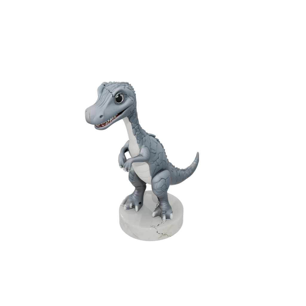 Marble Chibi Plesiosaur