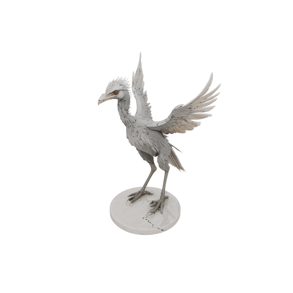 Marble Feathered Archaeopteryx