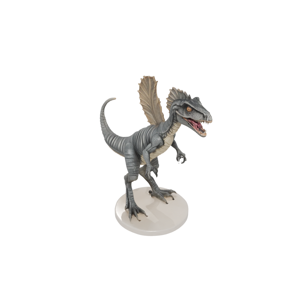 Marble Flexi Dilophosaurus