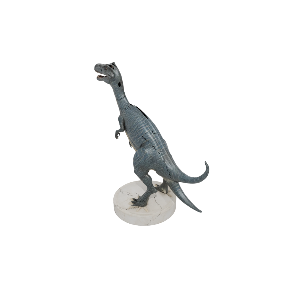 Marble Flexi Mosasaurus — dinosaurs 3D print model, STL