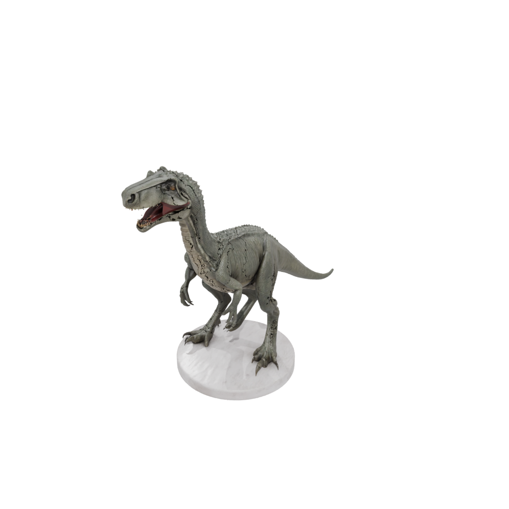Marble Baryonyx — dinosaurs 3D print model, STL