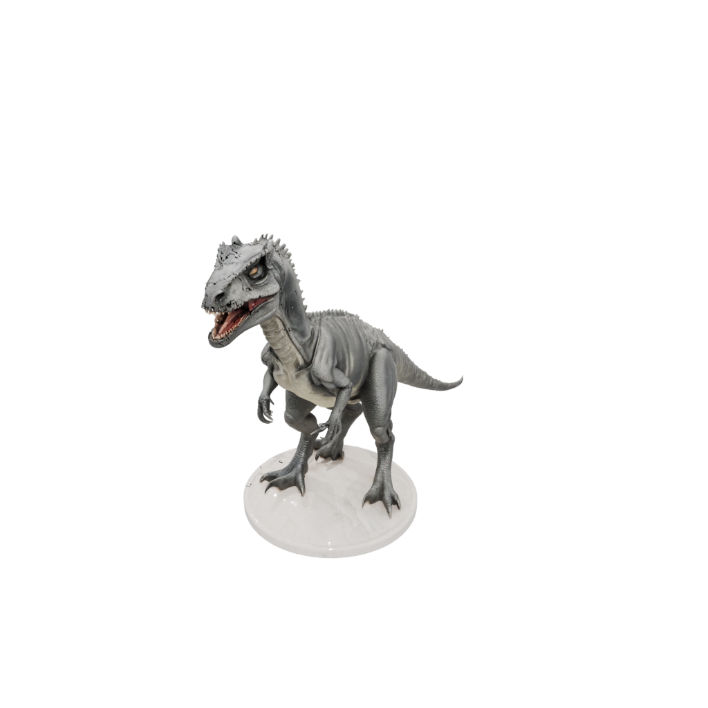 Marble Carnotaurus — dinosaurs 3D print model, STL