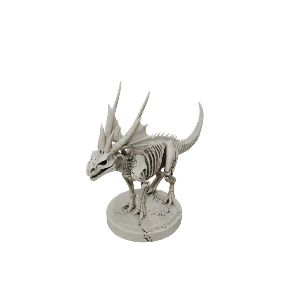 Marble Skeleton Styracosaurus